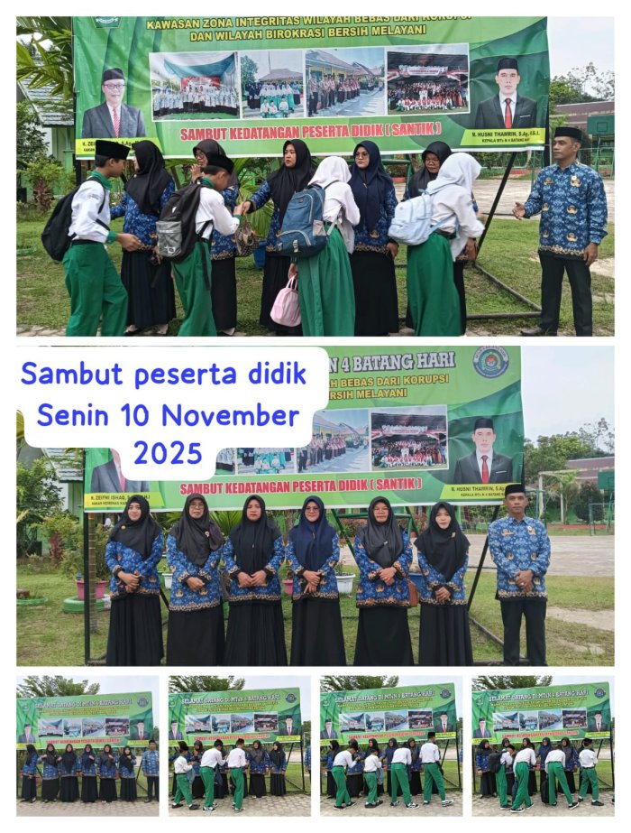 Sambut Pagi dengan Semangat Pahlawan, Guru MTsN 4 Batang Hari Kenakan Batik Korpri di Hari Istimewa