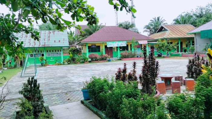 Madrasah Asri, Lingkungan Nyaman: Pekarangan MTsN 4 Batang Hari Hadirkan Suasana Indah dan Sejuk