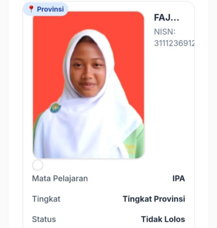 Menang Tak Harus Selalu Maju,Kisah Fajariansyah RahmaSari