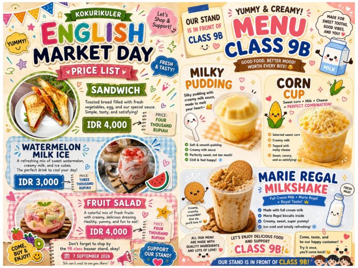 Dari Ide Menjadi Promosi: Siswa Kelas IX Berkreasi Membuat Poster Iklan