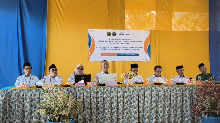 Komitmen dan Kerja Keras Hantar MTsN 4 Batang Hari ke Tahap Penilaian  Internal ZI