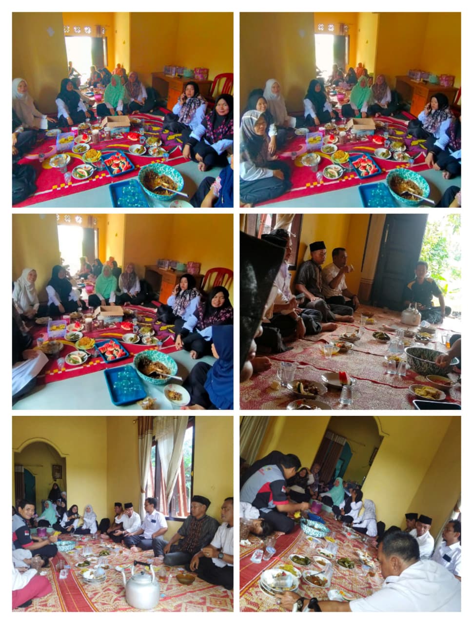 GTK MTsN 4 Batanghari Bersilaturahmi,Wujud Rasa Syukur dan Kebersamaan.