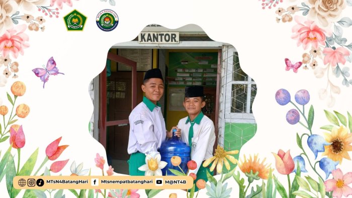 Program Galon Isi Ulang di Setiap Kelas, MTsN 4 Batang Hari Terus Jaga Kenyamanan dan Kesehatan Siswa
