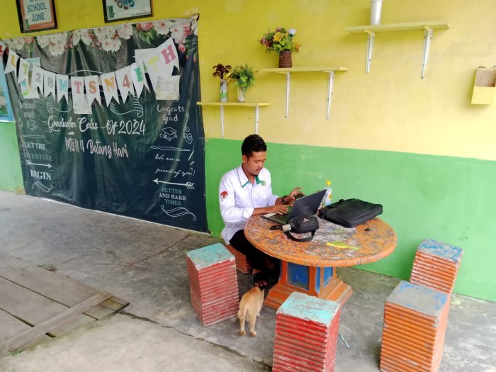 Tingkatkan Profesionalisme, Tenaga kependidikan MTsN 4 Batang Hari Sinkronkan Penilai SKP di E-Kinerja