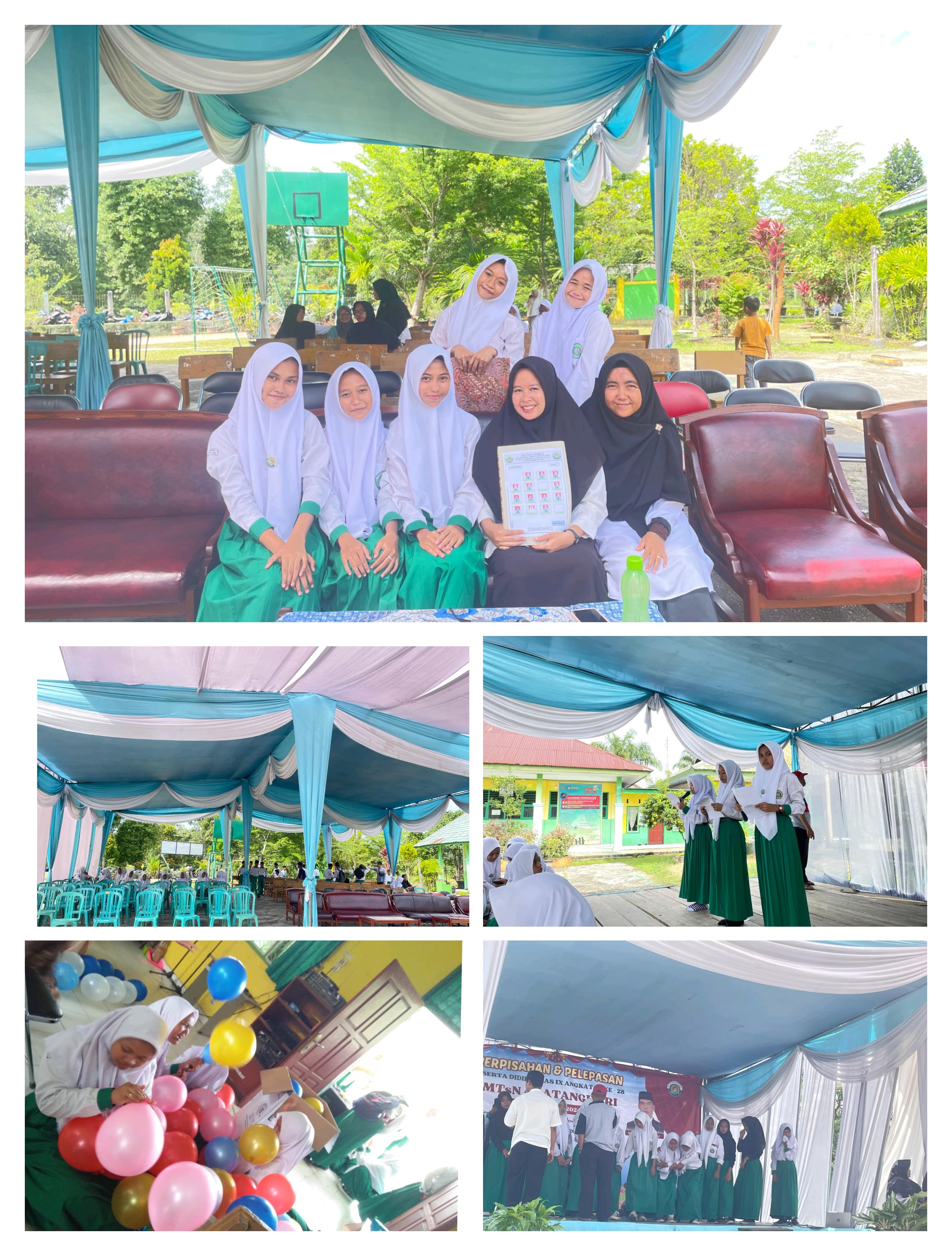 Persiapan Perpisahan Kelas 9 MTsN 4 Batanghari: Gladi Bersih dan Dekorasi Semakin Matang