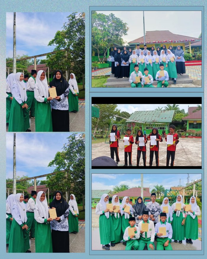 Tim 8B Juara II Lomba Game Kata 