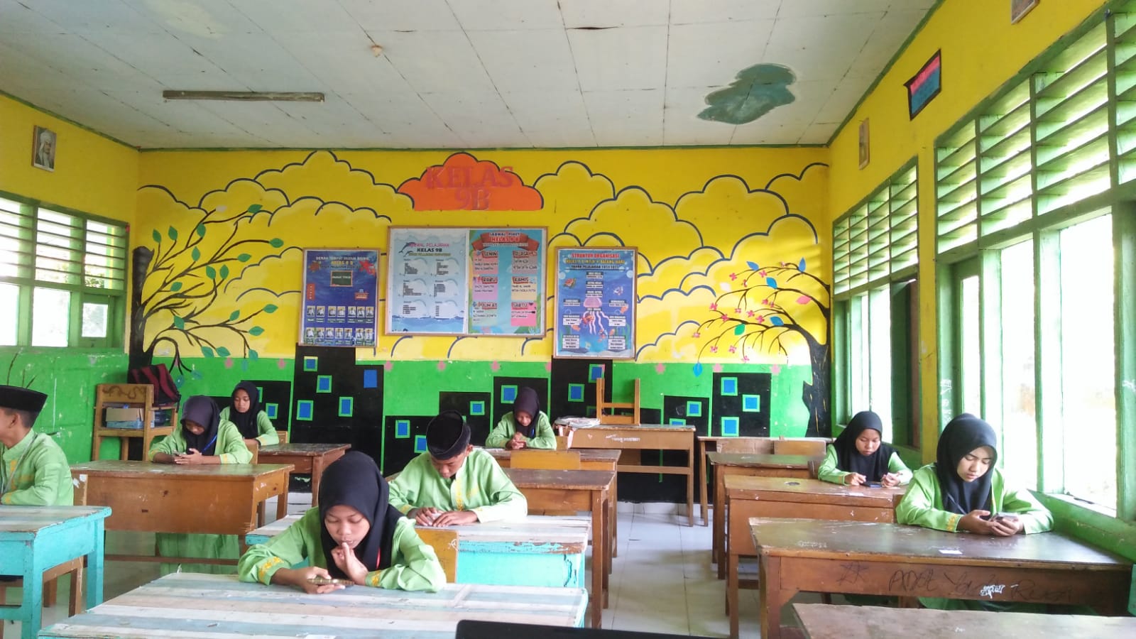 UM Hari ke lima, Siswa MTsN 4 Batanghari Tunjukan Kemampuan.