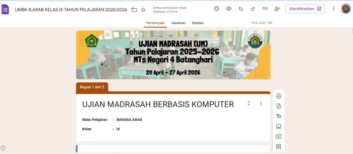 Pantau dari Layar, Ujian Tetap Berkualitas