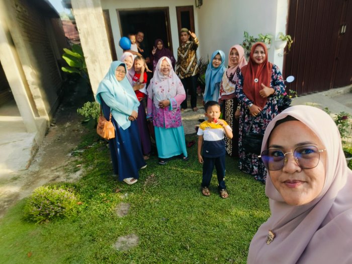 Nikmati Suasana Asri di Taman Rumah Ibu Lusiana, Tangkit  Jambi