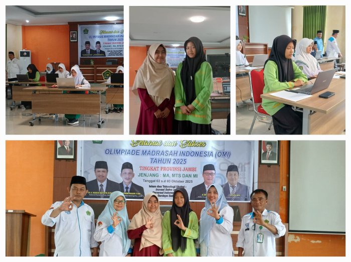 Delegasi MTsN 4 Batang Hari Ikuti Olimpiade Madrasah Indonesia Tingkat Provinsi Jambi Delegasi MTsN 4 Batang Hari Ikuti Olimpiade Madrasah Indonesia Tingkat Provinsi Jambi