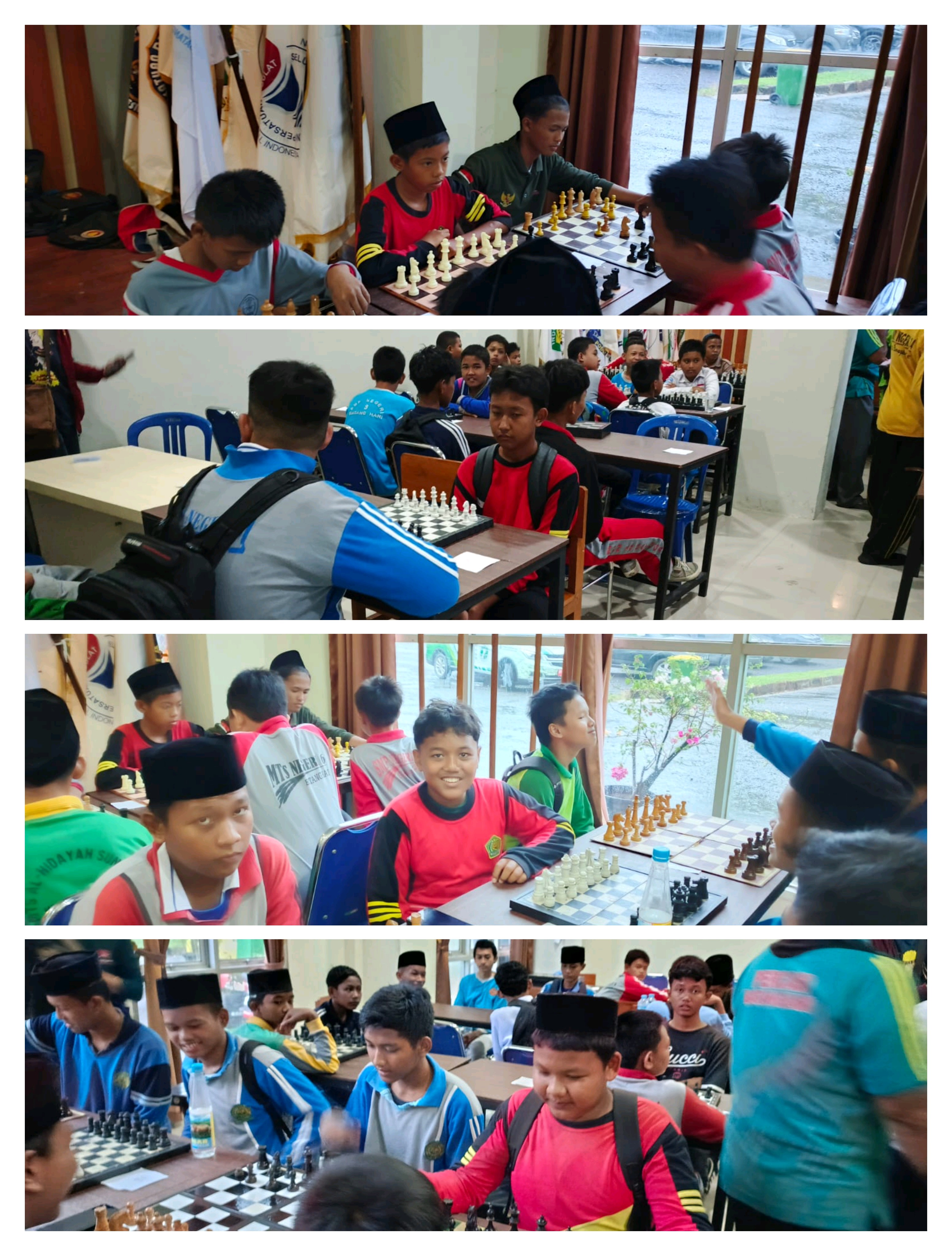 Siswa MTsN 4 Batang Hari Ikuti Lomba Catur Tingkat Pelajar di KONI Batang Hari