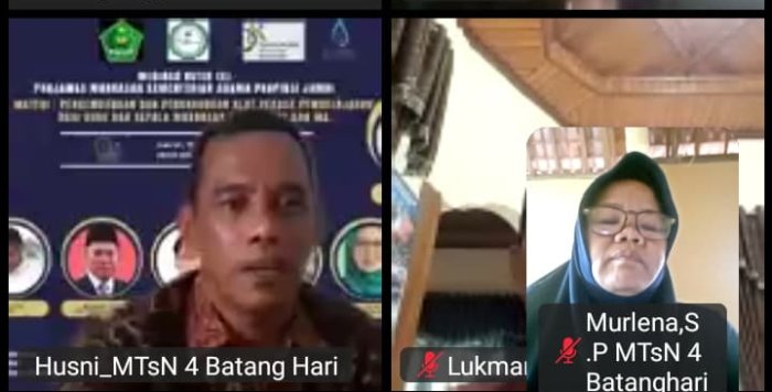 Kepala MTsN 4 Batanghari dan Guru Ikuti Webinar Pengembangan dan Perencanaan Alat Peraga Pembelajaran Kepala MTsN 4 Batanghari dan Guru Ikuti Webinar Pengembangan dan Perencanaan Alat Peraga Pembelajaran