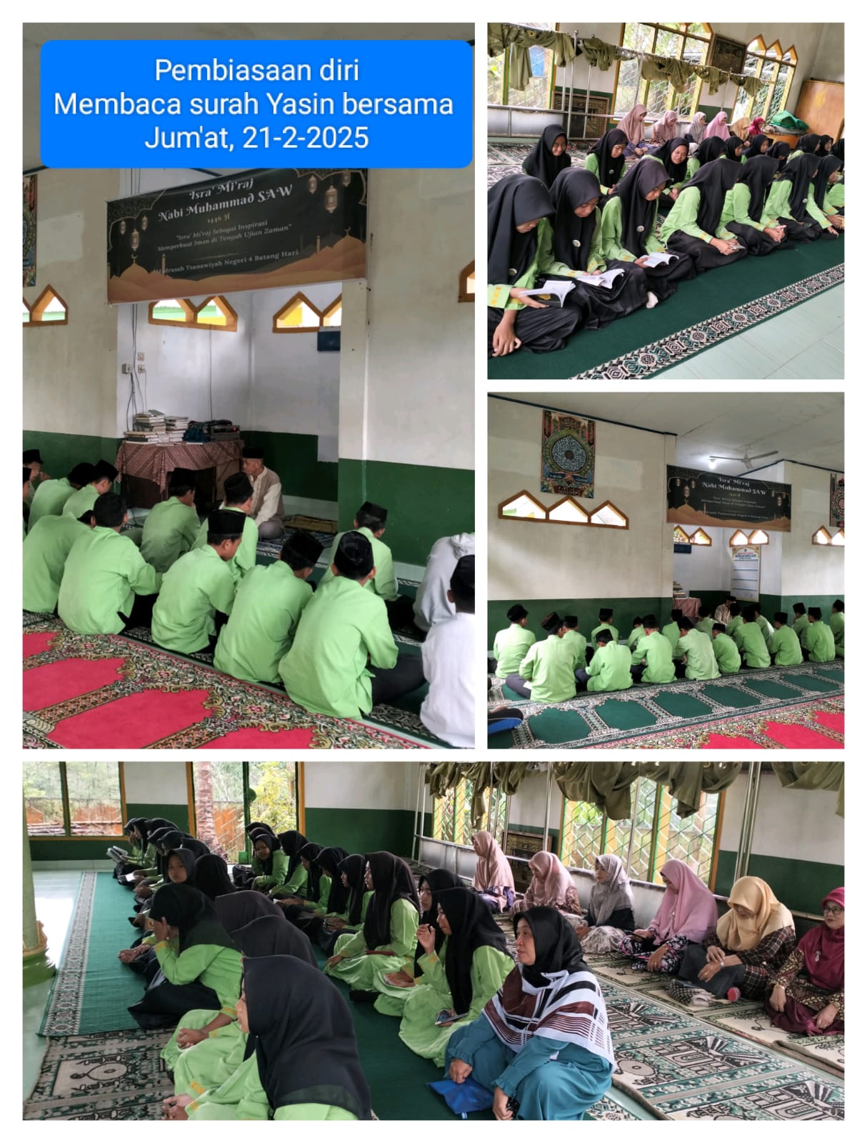 MTsN 4 Batanghari Galakkan Infaq Jum'at: Wujud Kepedulian dan Kebersamaan