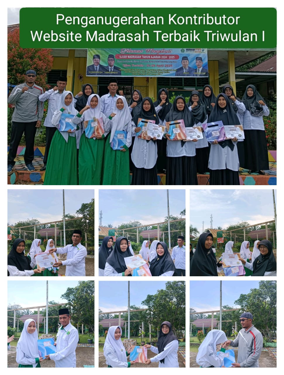 Penganugerahan Kontributor Website Terbaik Triwulan 1