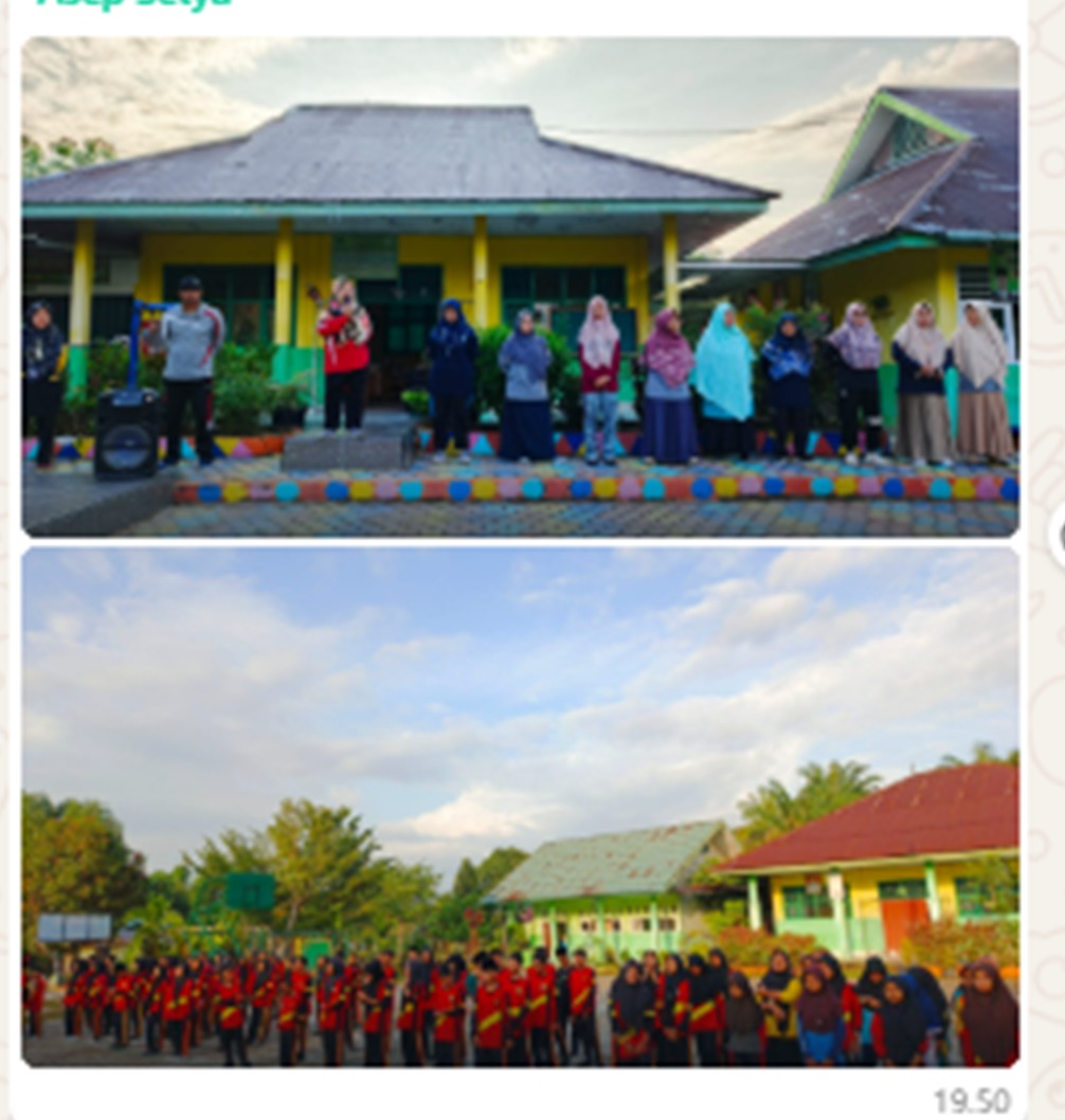 Kegiatan Apel Pagi Hari Sabtu MTsN 4 Batanghari Kegiatan Apel Pagi Hari Sabtu MTsN 4 Batanghari