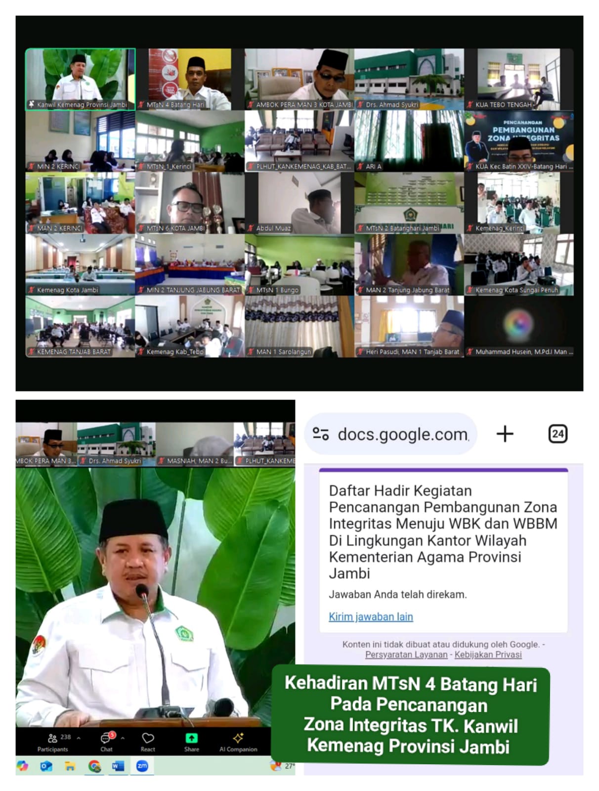 PENCANANGAN ZONA INTEGRITAS PENCANANGAN ZONA INTEGRITAS