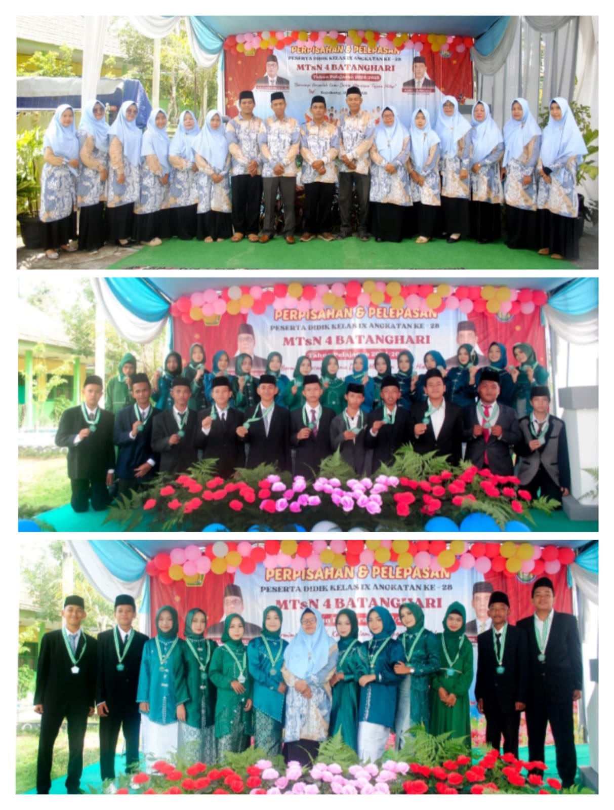 Mengenang Kebersamaan Dengan Siswa Kelas IX Tahun    Pelajaran 2024/2025.