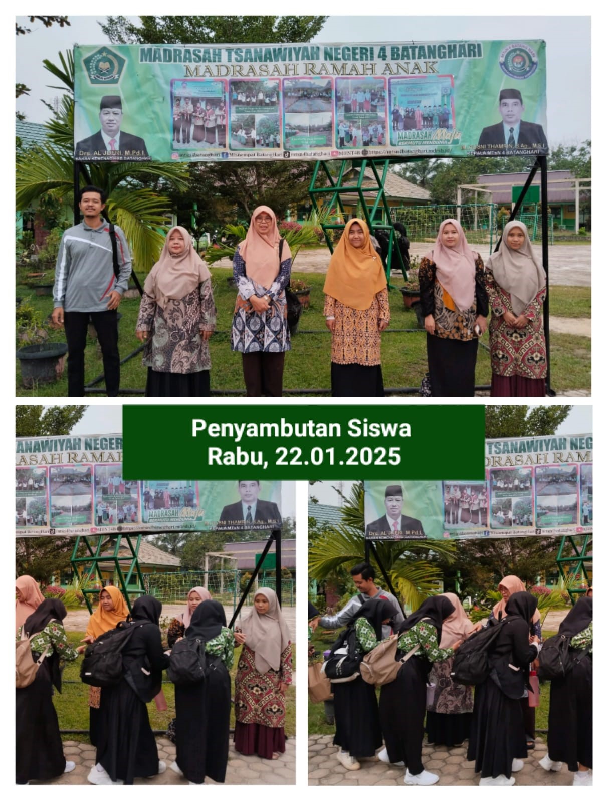 PENYAMBUTAN KEHADIRAN SISWA DI MTSN 4 BATANG HARI PENYAMBUTAN KEHADIRAN SISWA DI MTSN 4 BATANG HARI