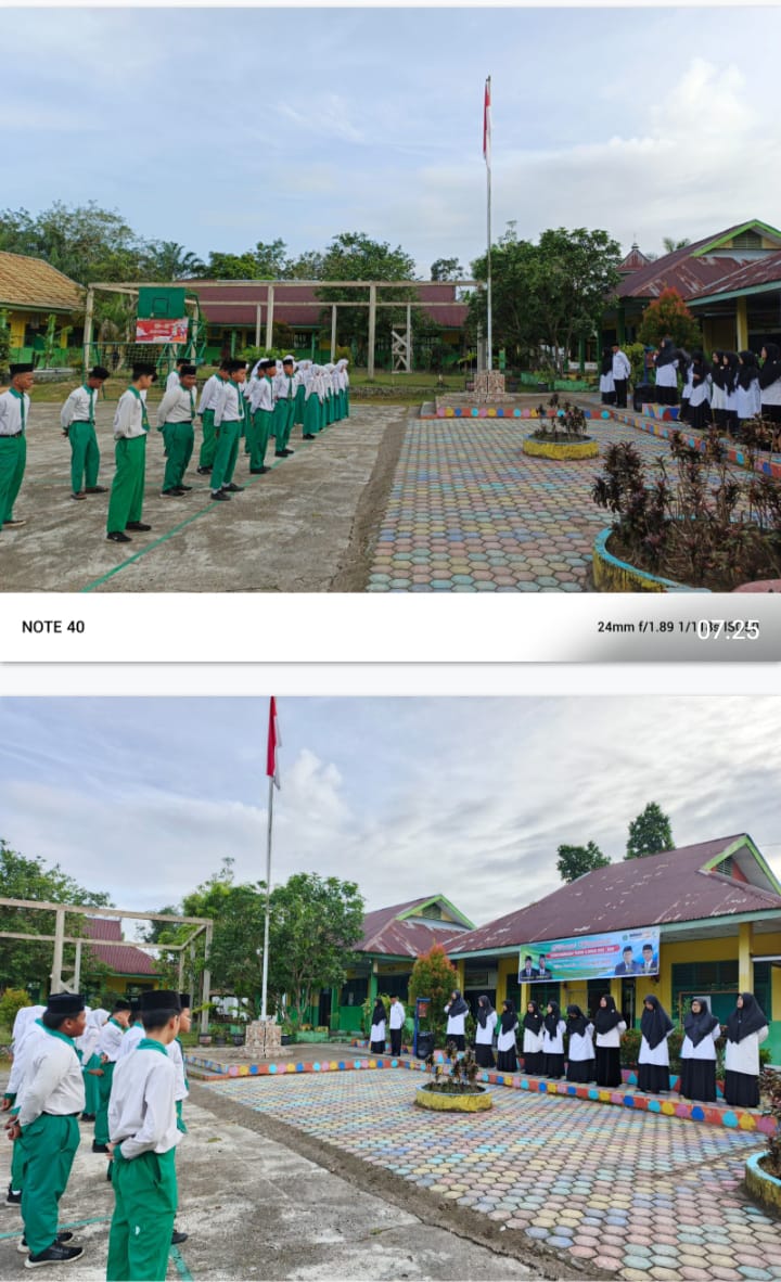 MTsN 4 Batanghari Melaksanakan Apel Hari Pertama Ujian Madrasah MTsN 4 Batanghari Melaksanakan Apel Hari Pertama Ujian Madrasah