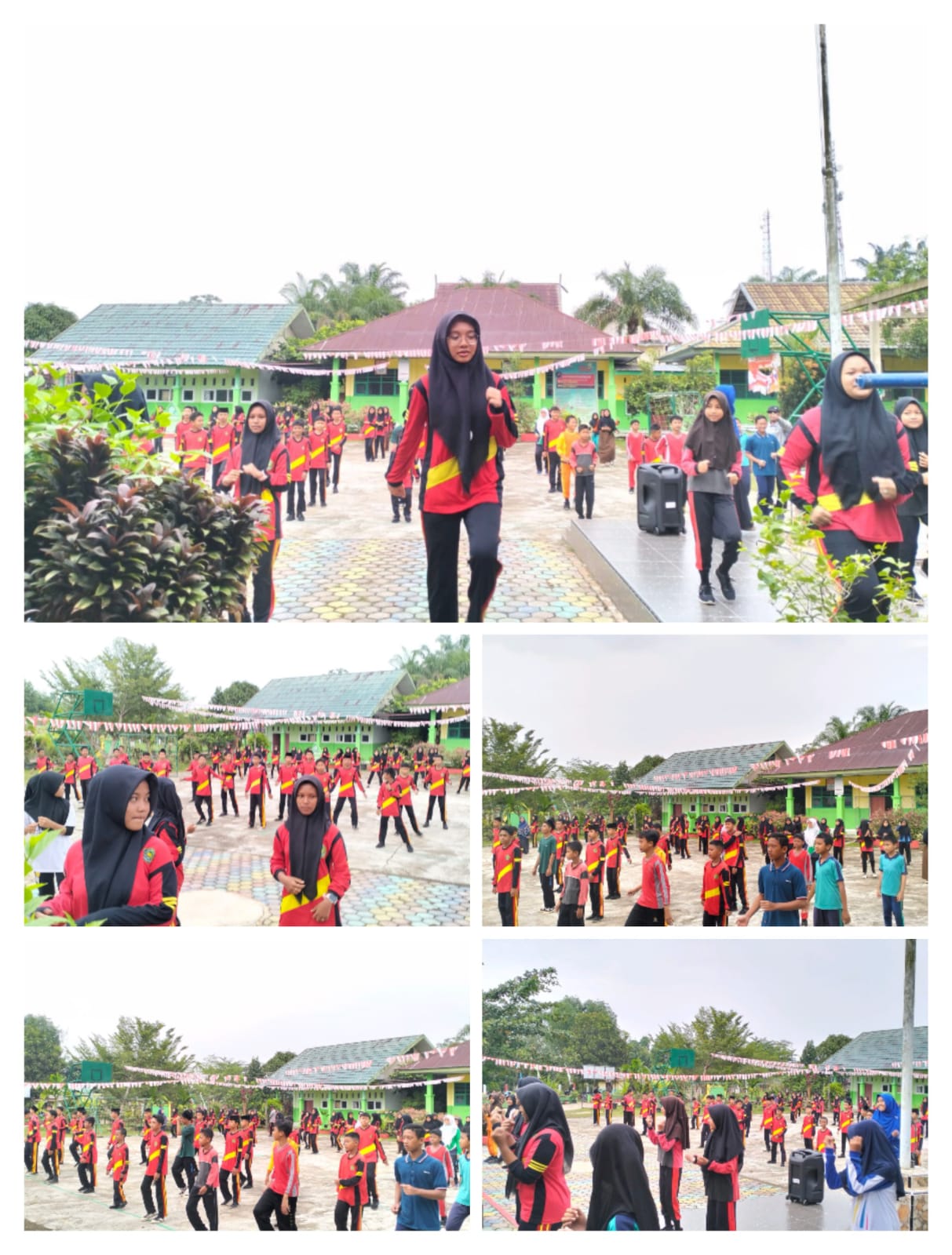 MTsN 4 Batanghari Gelar Senam Sehat Bersama di Lapangan Upacara MTsN 4 Batanghari Gelar Senam Sehat Bersama di Lapangan Upacara