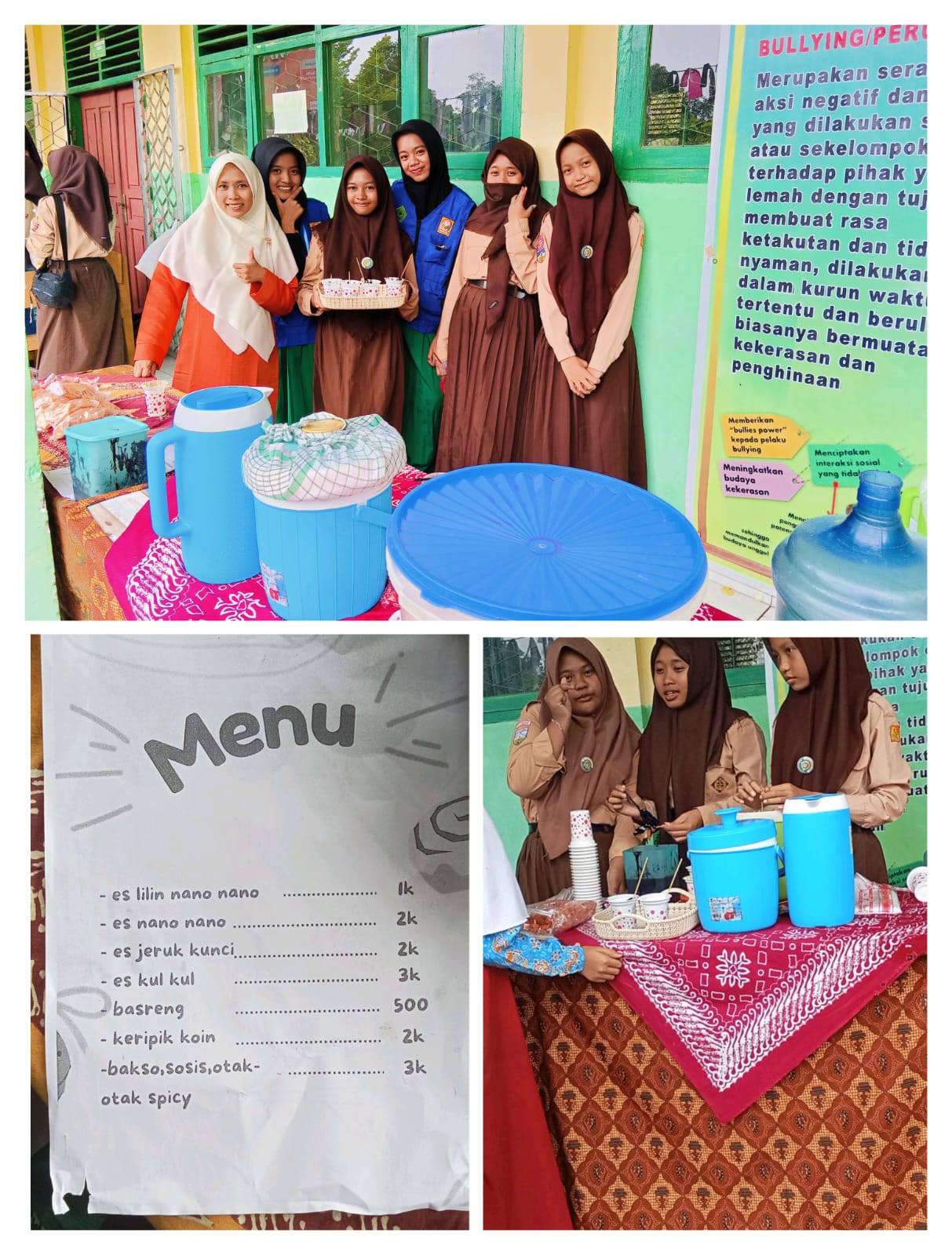 Siswa Kelas 7B Meriahkan Bazar HUT MTsN 4 Batanghari ke-28 dengan Menu Murah Meriah Siswa Kelas 7B Meriahkan Bazar HUT MTsN 4 Batanghari ke-28 dengan Menu Murah Meriah
