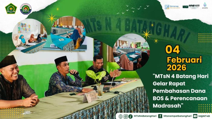 MTsN 4 Batang Hari Gelar Rapat Pembahasan Dana BOS dan Perencanaan Madrasah