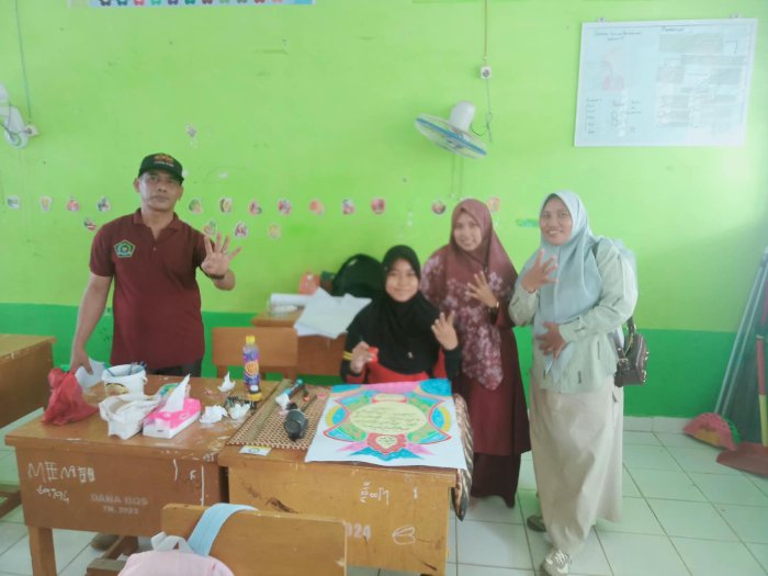 Murid MTsN 4 Batang Hari Raih Juara 3 Cabang Kaligrafi KOMPAS Tingkat Kabupaten