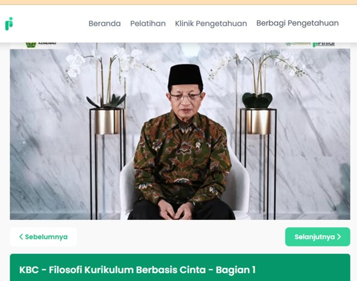Guru MTsN 4 Batanghari Ikuti Pelatihan Kurikulum Berbasis Cinta