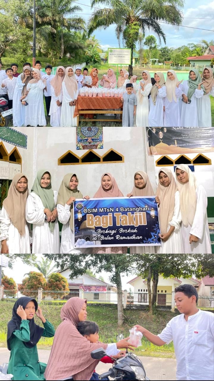 MTsN 4 Batanghari Gelar Berbagi Takjil dan Buka Bersama: Momen Penuh Kebersamaan di Bulan Ramadan