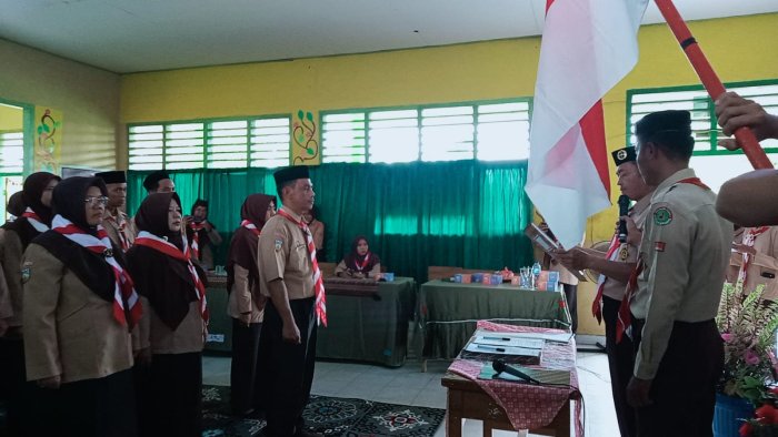Pengucapan Ikrar Majelis Pengurus Gudep MTsN 4 Batanghari: Wujud Komitmen dalam Gerakan Pramuka