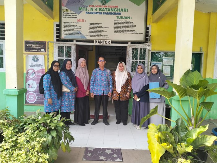 Perkuat Program Sekolah Siaga Kependudukan, MTsN 4 Batanghari Terima Kunjungan BKKBN Kabupaten Batanghari