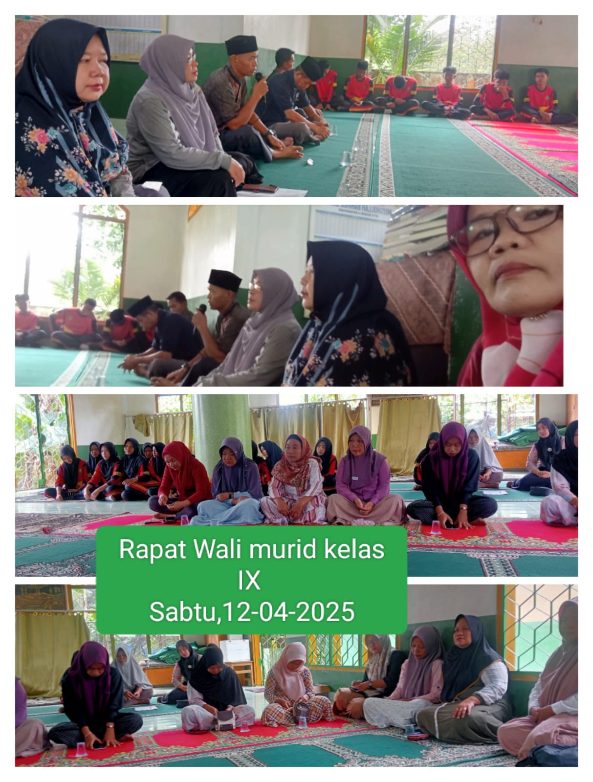 MTsN 4 Batanghari Gelar Rapat Persiapan Pelepasan dengan Orang Tua Kelas IX dan Komite