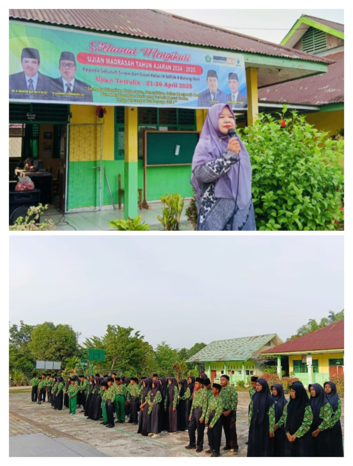 Apel Pagi Pasca ASAT, Semangat Baru untuk MTsN 4 Batanghari Apel Pagi Pasca ASAT, Semangat Baru untuk MTsN 4 Batanghari