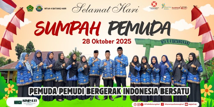 Selamat Hari Sumpah Pemuda ke-97 Tahun 2025: Pemuda Pemudi Bergerak, Indonesia Bersatu Selamat Hari Sumpah Pemuda ke-97 Tahun 2025: Pemuda Pemudi Bergerak, Indonesia Bersatu