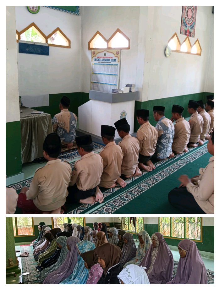 MTsN 4 Batanghari Melaksanakan  kegiatan keagamaan Shalat Zuhur Berjamaah untuk Tingkatkan Keimanan Peserta Didik