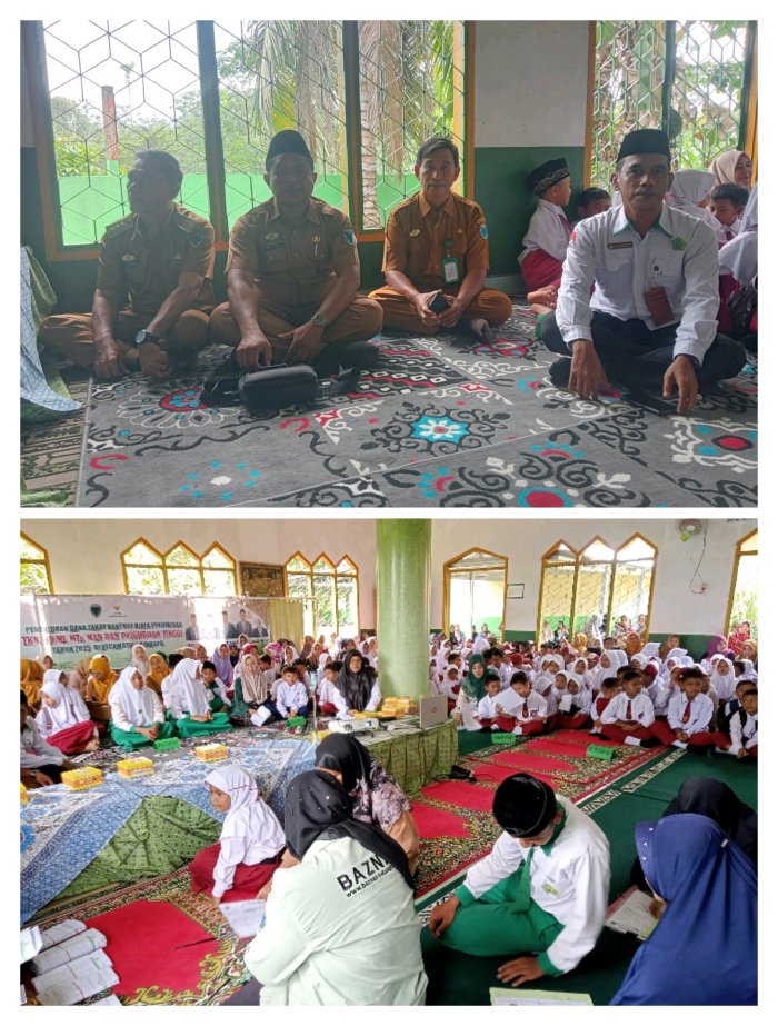 Penyaluran  BAZNAS, Dihadiri Langsung Camat Bajubang