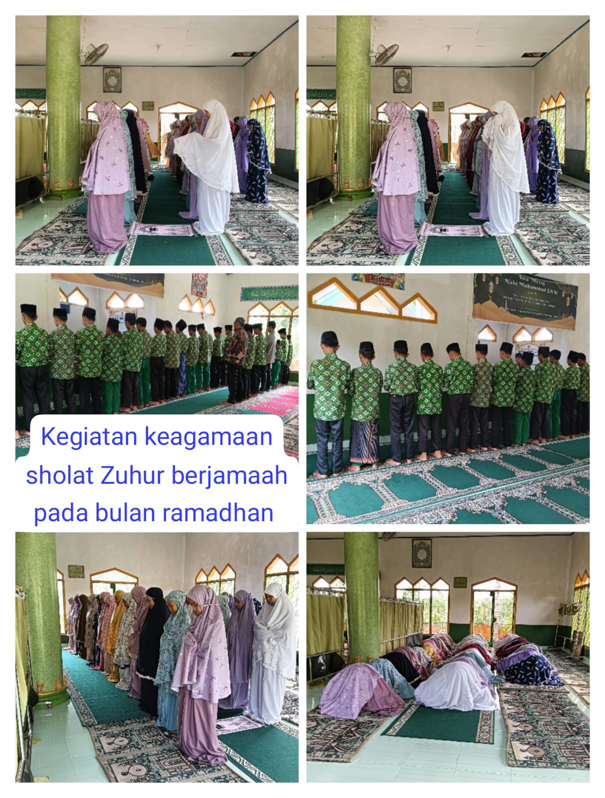 Sholat Zuhur Berjamaah MTSN 4 Batang Hari