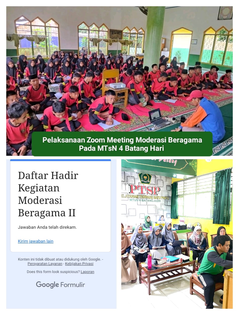 MTsN 4 Batang Hari Sukses Ikuti Bimbingan Teknis Kurikulum dan Moderasi Beragama Secara Virtual MTsN 4 Batang Hari Sukses Ikuti Bimbingan Teknis Kurikulum dan Moderasi Beragama Secara Virtual
