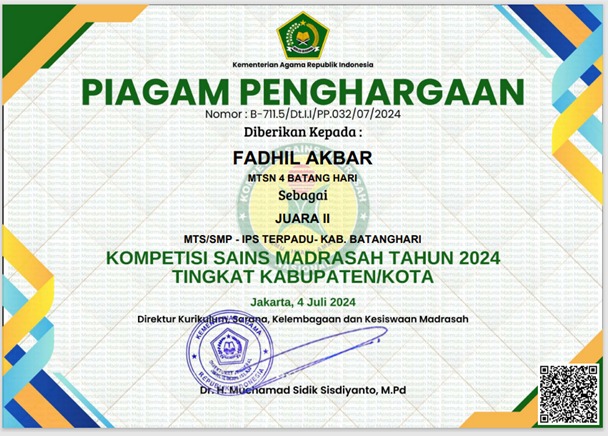 Juara KSM Perorangan